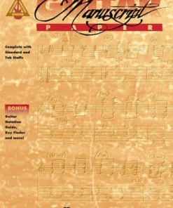 Hal Leonard Recorded Versions Guitar Tablature Manuscript Paper