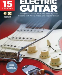 Crescendo Music FIRST 15 LESSONS ELECTRIC GUITAR BK/OLM Manuscript