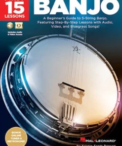 Crescendo Music FIRST 15 LESSONS BANJO BK/OLM Manuscript