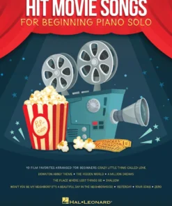 Crescendo Music Hit Movie Songs Beginning Piano Solo Songbook