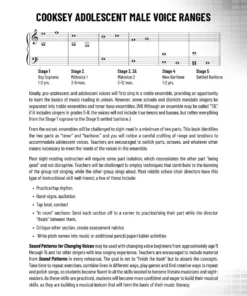 Hal Leonard Sound Patterns For Changing Voices - Student Edition Manuscript