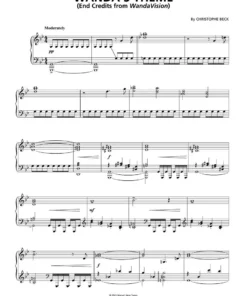 Crescendo Music WandaVision Manuscript 12 Crescendo Music WandaVision Manuscript