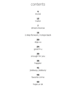 Hal Leonard Manuscript Olivia Rodrigo - Sour (Ukulele)