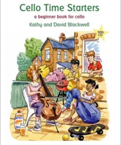 Crescendo Music Manuscript Cello Time Starter Book With CD