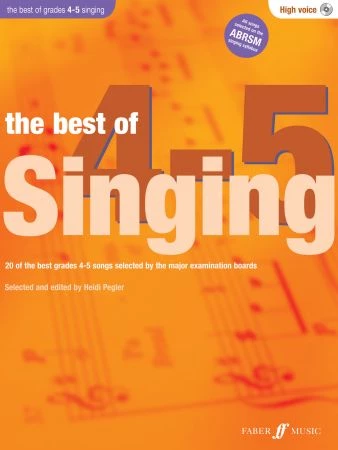 Crescendo Music Best Of Singing Grades 4-5 High Voice Book / CD 3 Crescendo Music Best Of Singing Grades 4-5 High Voice Book / CD