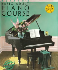 Manuscript Alfred's Basic Adult Piano Course Lesson Book With CD