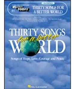 Hal Leonard Manuscript Ez Play 91 Thirty Songs For A Better World