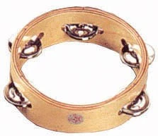 Crescendo Music 6 Inch Headless Tambourine With 5 Pairs Of Jingles Percussion