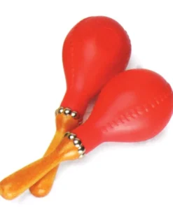 Crescendo Music Oval Shape Heavy Duty Pair Of Loud Maracas