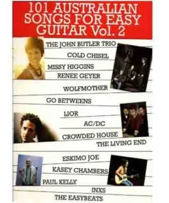 Crescendo Music Manuscript 101 Australian Songs Easy Guitar Vol 2