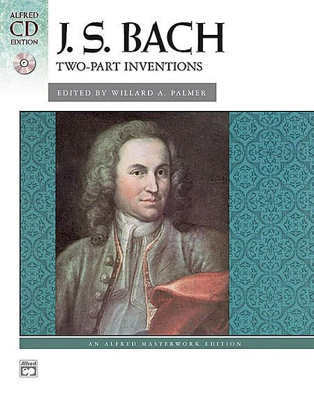 Alfred Bach Two-Part Inventions Book/Cd Manuscript 3 Alfred Bach Two-Part Inventions Book/Cd Manuscript