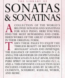 Crescendo Music Manuscript The Library Of Sonatas & Sonatinas - Piano Solo