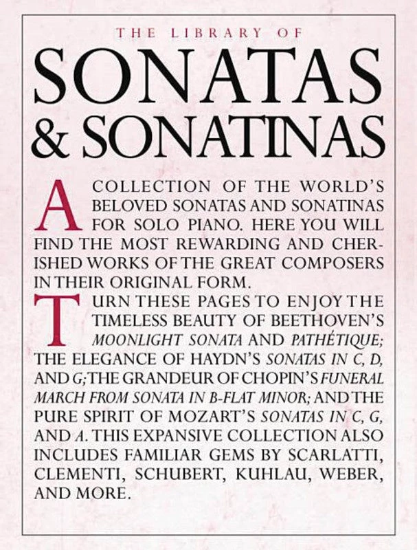 Crescendo Music Manuscript The Library Of Sonatas & Sonatinas - Piano Solo 3 Crescendo Music Manuscript The Library Of Sonatas & Sonatinas - Piano Solo