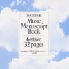Crescendo Music Woodstock Music Manuscript Book 32 Pages 6 Staves