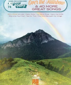 Crescendo Music Manuscript EZ Play 074 Over The Rainbow & 40 More Great Songs