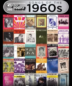 Crescendo Music EZ Play 365 Songs Of The 1960s - The New Decade Series