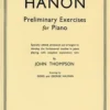 Crescendo Music Hanon Preliminary Exercises For Piano John Thompson Manuscript