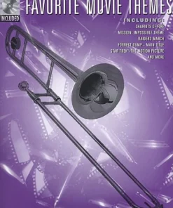 Hal Leonard Favorite Movie Themes For Trombone Book / Audio Manuscript