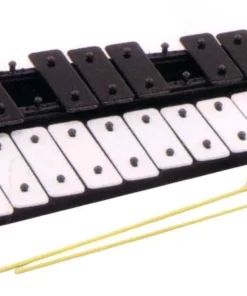 Crescendo Music Percussion Mitello 25 Note Chromatic Glockenspiel With Beaters