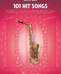 Crescendo Music Manuscript 101 Hit Songs Song Book For Alto Saxophone