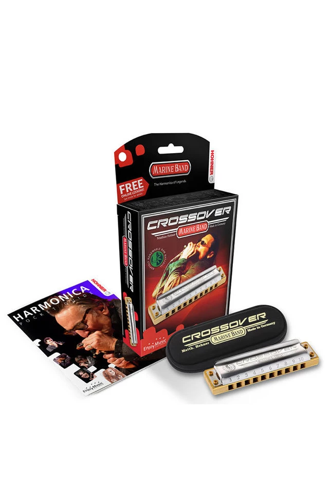 Hohner Marine Band Crossover Harmonica Folk & Native 3 Hohner Marine Band Crossover Harmonica Folk & Native
