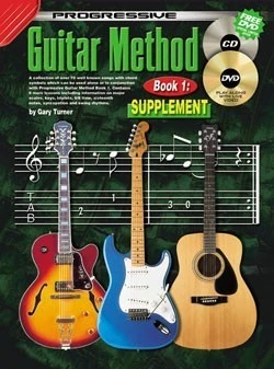 Progressive Books Progressive Guitar Method Book 1 Supplement Book/CD/DVD 3 Progressive Books Progressive Guitar Method Book 1 Supplement Book/CD/DVD