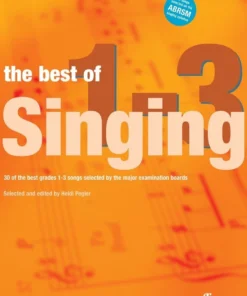 Crescendo Music Manuscript Best Of Singing Grades 1-3 High Voice Book / CD Heidi Pegler