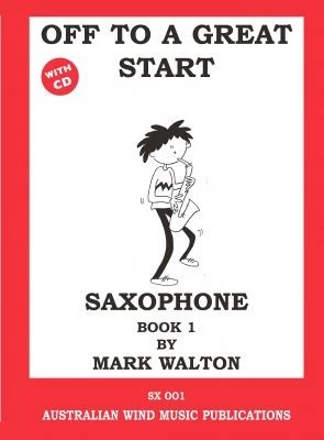 Crescendo Music Manuscript Off To A Great Start Alto Sax Book 1/CD Mark Walton 3 Crescendo Music Manuscript Off To A Great Start Alto Sax Book 1/CD Mark Walton