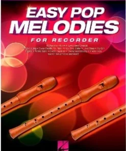 Hal Leonard Manuscript Easy Pop Melodies For Recorder