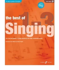 Crescendo Music Best Of Singing Grades 1-3 Low Voice Book / CD Heidi Pegler