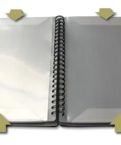 Crescendo Music Manuscript Rondofile 20P - A4 Music Folder Black