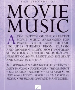 Crescendo Music The Library Of Movie Music - Piano Vocal & Guitar Manuscript