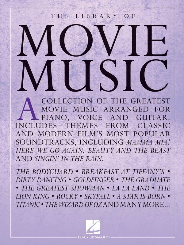 Crescendo Music The Library Of Movie Music - Piano Vocal & Guitar Manuscript 3 Crescendo Music The Library Of Movie Music - Piano Vocal & Guitar Manuscript