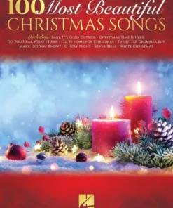 Crescendo Music 100 Most Beautiful Christmas Songs Easy Piano Manuscript