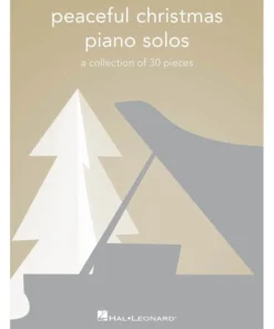 Crescendo Music Manuscript Peaceful Christmas Piano Solos