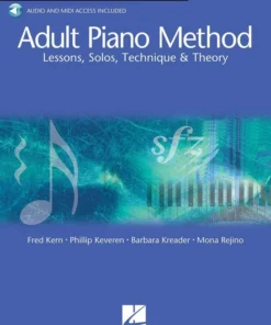 Crescendo Music Hal Leonard Adult Piano Method Book 1 With Audio Access Manuscript
