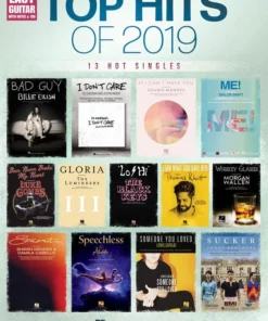 Hal Leonard Manuscript Top Hits Of 2019 Easy Guitar