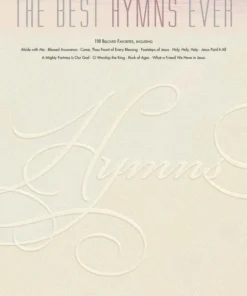 Hal Leonard The Best Hymns Ever PVG Manuscript
