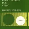 Crescendo Music Forty Studies For Cello By Dotzauer Manuscript