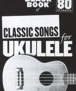 Crescendo Music Manuscript Little Black Book Of Classic Songs For Ukulele