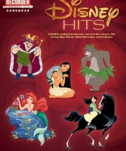 Crescendo Music Disney Hits Recorder Songbook Manuscript