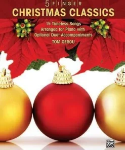 Crescendo Music Manuscript 5 Finger Christmas Classics
