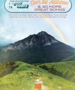 Crescendo Music Manuscript Ez Play 74 Over The Rainbow & 40 More Great Songs
