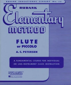 Crescendo Music Rubank Elementary Method - Flute Or Piccolo