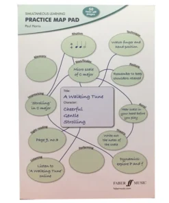 Crescendo Music Manuscript Paul Harris Simultaneous Learning Practice Map