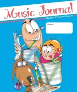 Crescendo Music Manuscript Music Journal Student Practice Diary Record