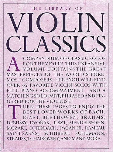 Crescendo Music The Library Of Violin Classics Violin & Piano 3 Crescendo Music The Library Of Violin Classics Violin & Piano