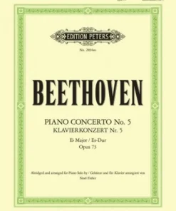 Hal Leonard BEETHOVEN Concerto No. 5 In E Flat Op. 73 'Emperor'