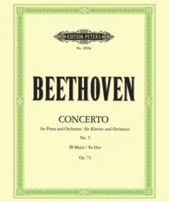 Hal Leonard Concerto No. 5 In E Flat Major Op. 73 'Emperor'
