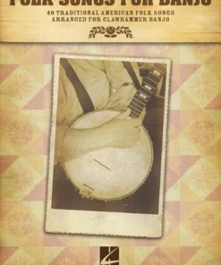 Crescendo Music Manuscript Folk Songs For Banjo